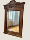 MIROIR EN BOIS MASSIF - XIXEME
