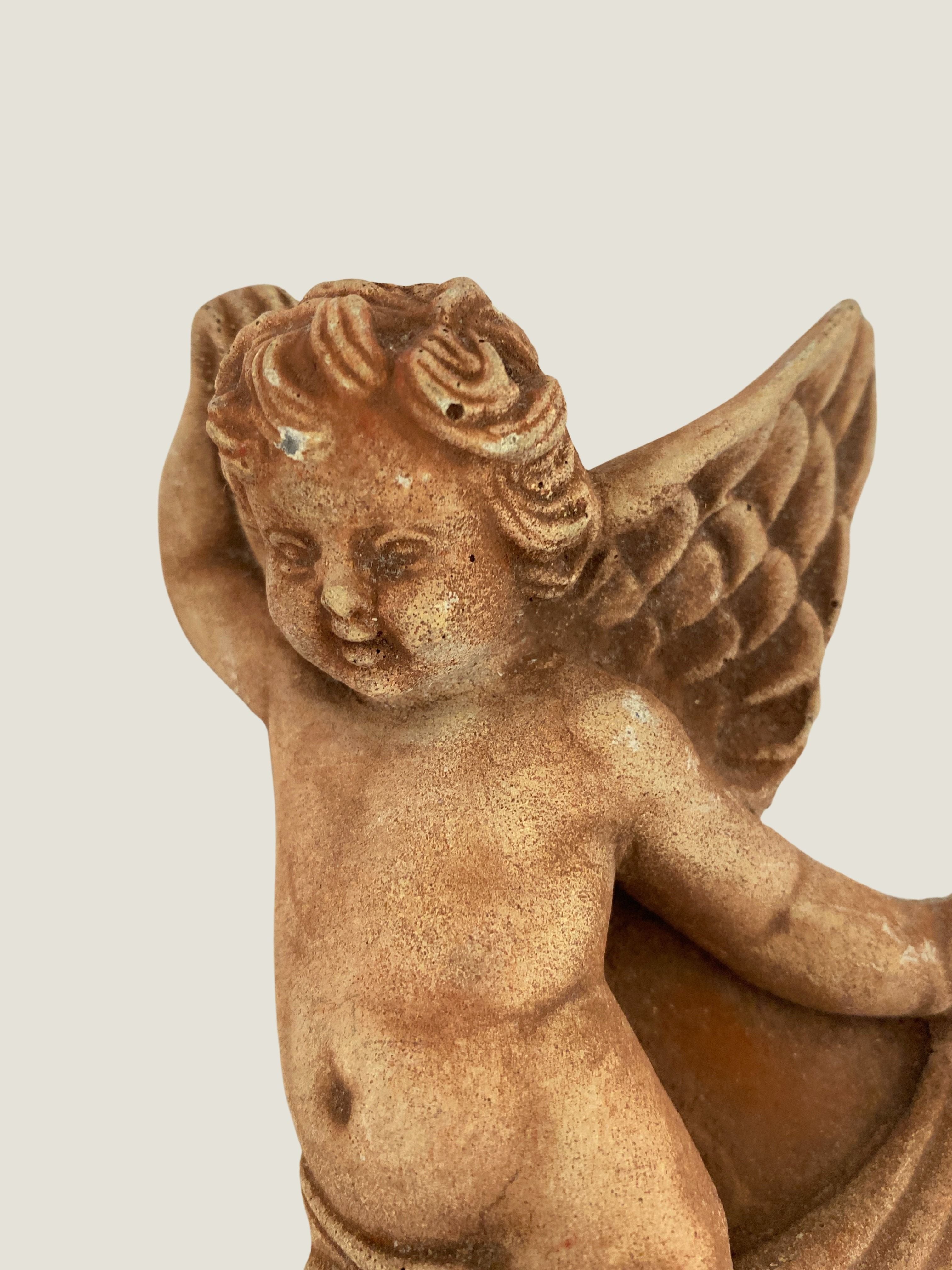 PAIRES D'APPLIQUES MURALES - TERRE CUITE