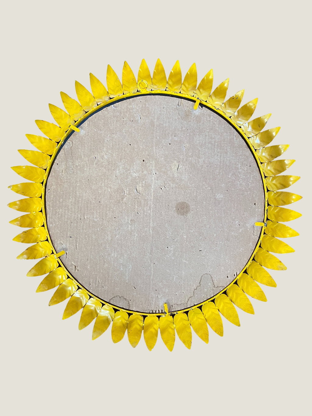 MIROIR SOLEIL EN METAL DORE - MID CENTURY - CIRCA 1950