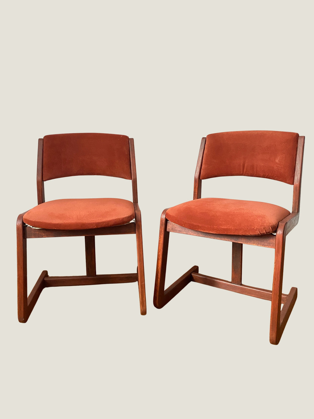 PAIRE DE CHAISES MID CENTURY