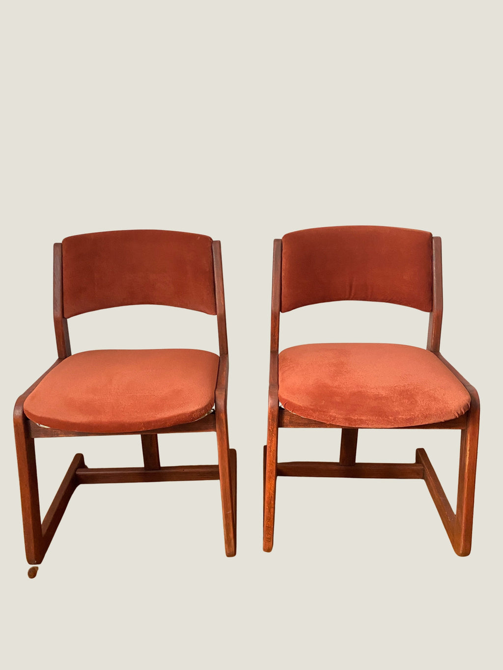 PAIRE DE CHAISES MID CENTURY