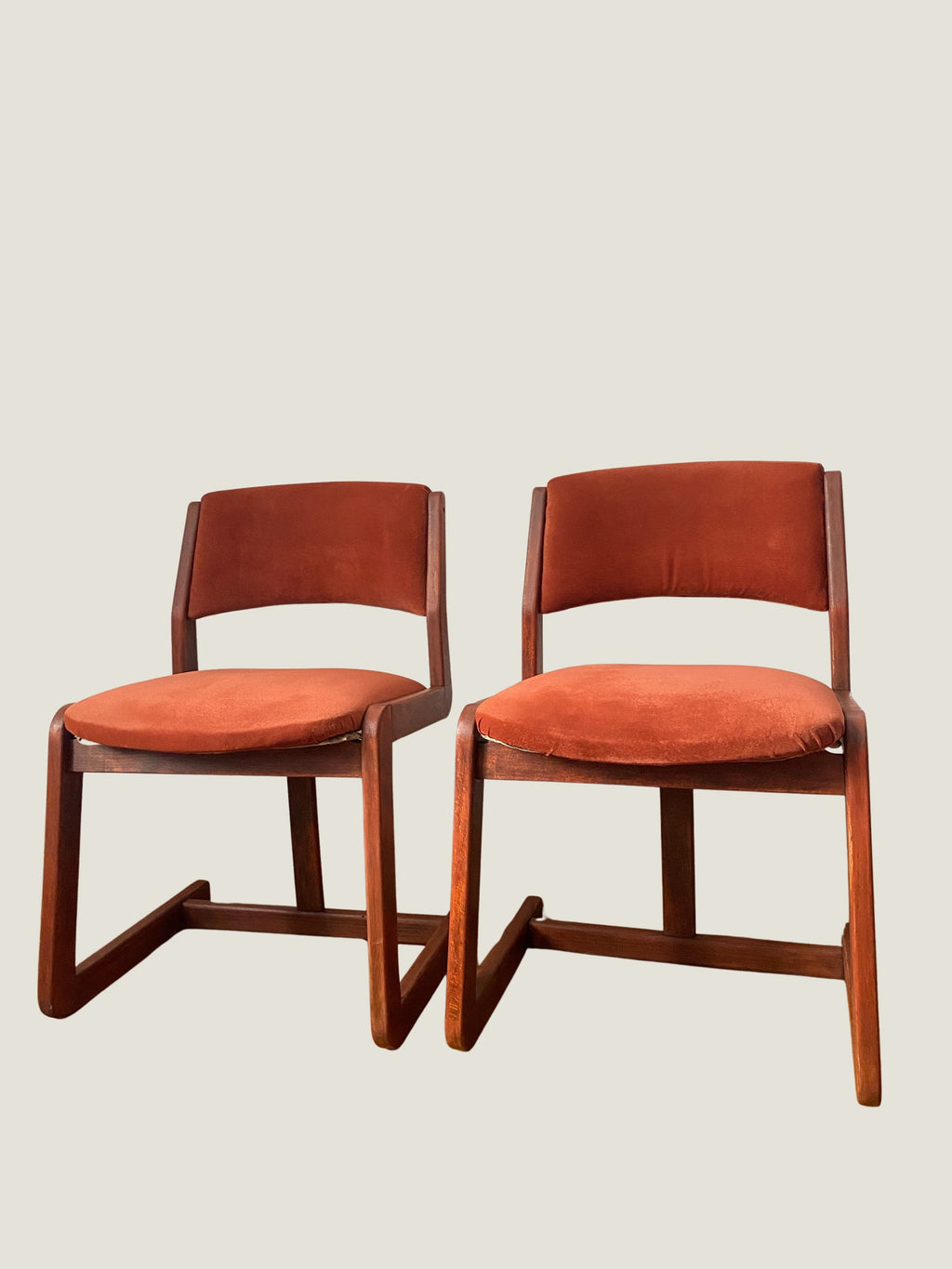 PAIRE DE CHAISES MID CENTURY
