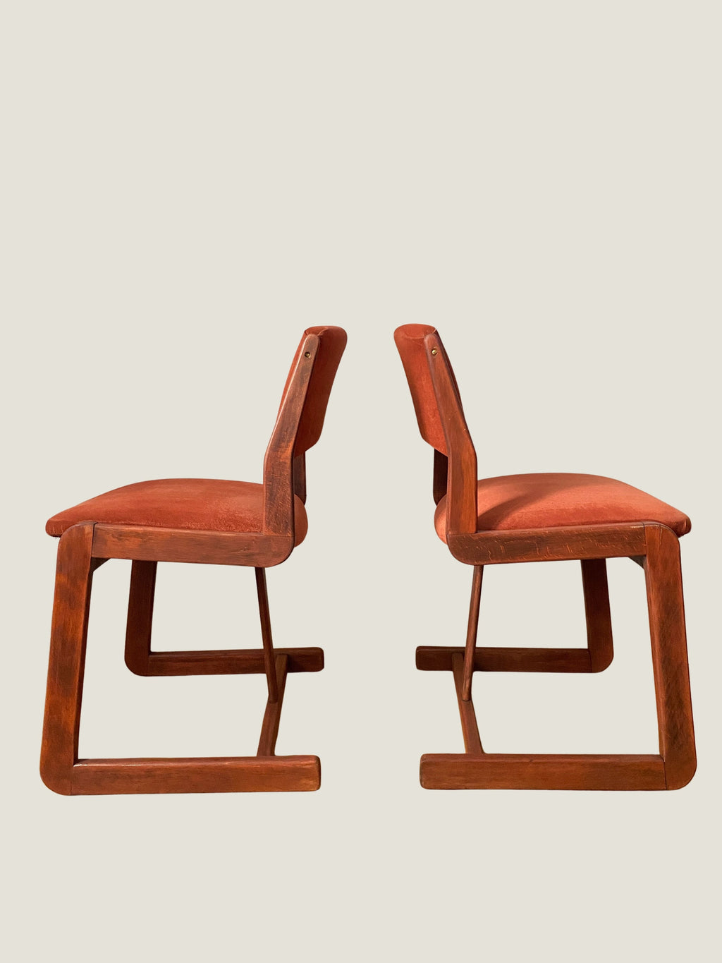 PAIRE DE CHAISES MID CENTURY